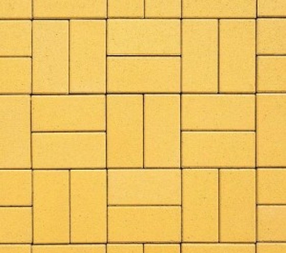 Плитка Кирпичик 5,7 см желтая