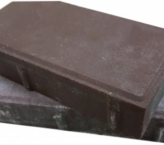 Плитка Кирпичик 5,7 см коричневая