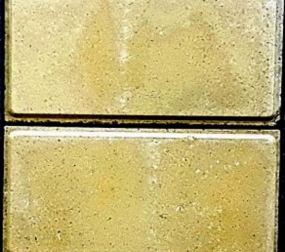 Плитка Кирпичик 3,8 см желтая