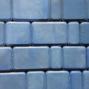 Тротуарная плитка Старый город 3,8 см синяя