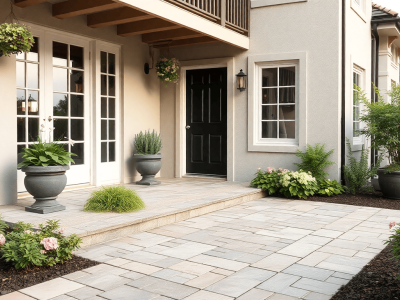 Какая тротуарная плитка подходит для двора, а какая для дорожек?