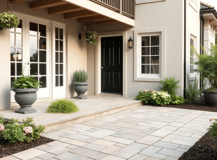 Какая тротуарная плитка подходит для двора, а какая для дорожек?